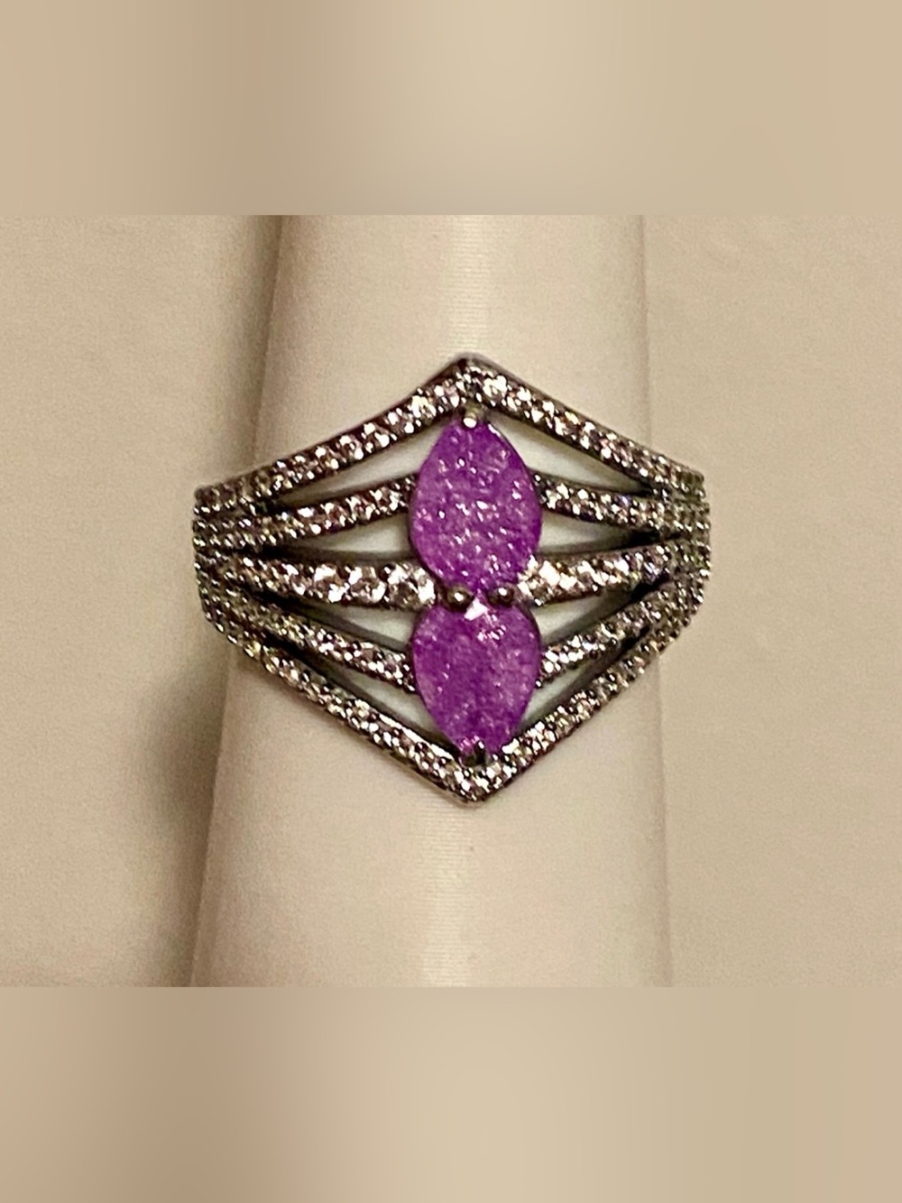 Bomb Party Ice Crystal Ring